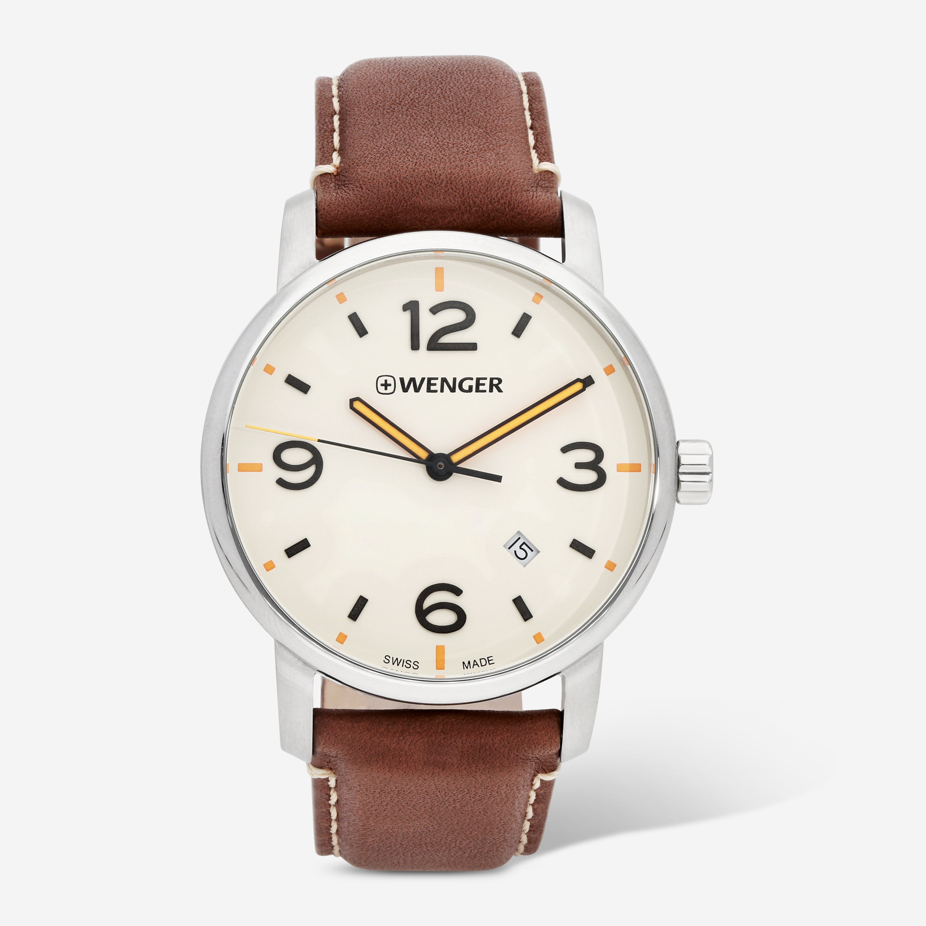 Часы Wenger Swiss Army мужские 01.1741.133 Urban Metro бежевый циферблат 42 мм 
Часы Wenger Swiss Army мужские 01.1741.133 Urban Metro бежевый циферблат 42 мм