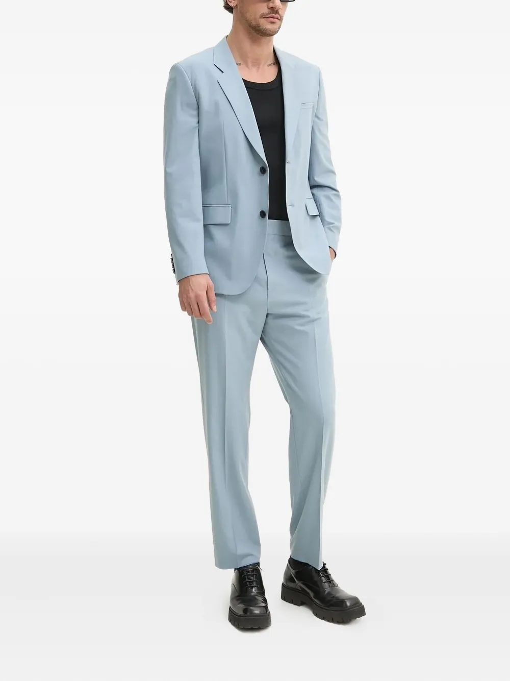 Костюм с однобортным пиджаком HUGO, синий
Костюм с однобортным пиджаком HUGO, синий