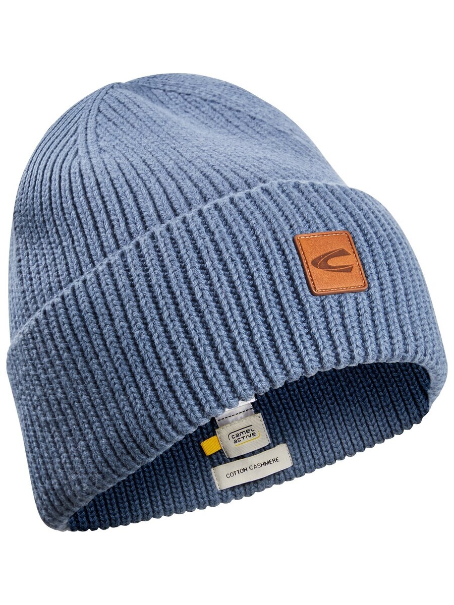 Шапка CAMEL ACTIVE Beanie, синий деним 
Шапка CAMEL ACTIVE Beanie, синий деним