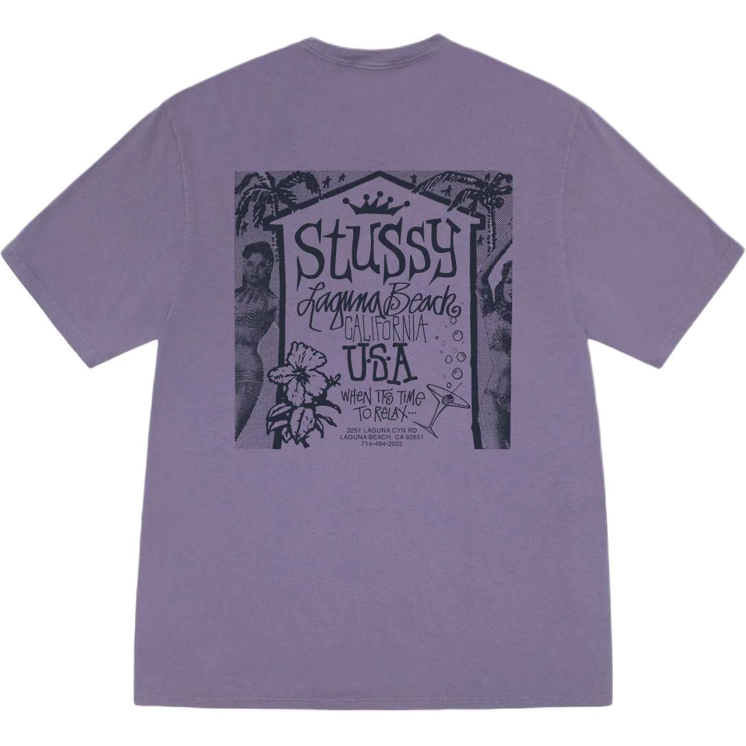 Футболка Beach House пигментного крашения Stussy, фиолетовый
Футболка Beach House пигментного крашения Stussy, фиолетовый