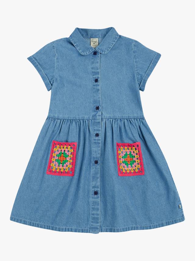 Детское платье-рубашка Kimberley из чистого органического хлопка Frugi, Denim Blue/Multi
Детское платье-рубашка Kimberley из чистого органического хлопка Frugi, Denim Blue/Multi