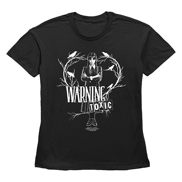 Футболка с принтом Women's Wednesday Warning Toxic Heart Licensed Character
Футболка с принтом Women's Wednesday Warning Toxic Heart Licensed Character