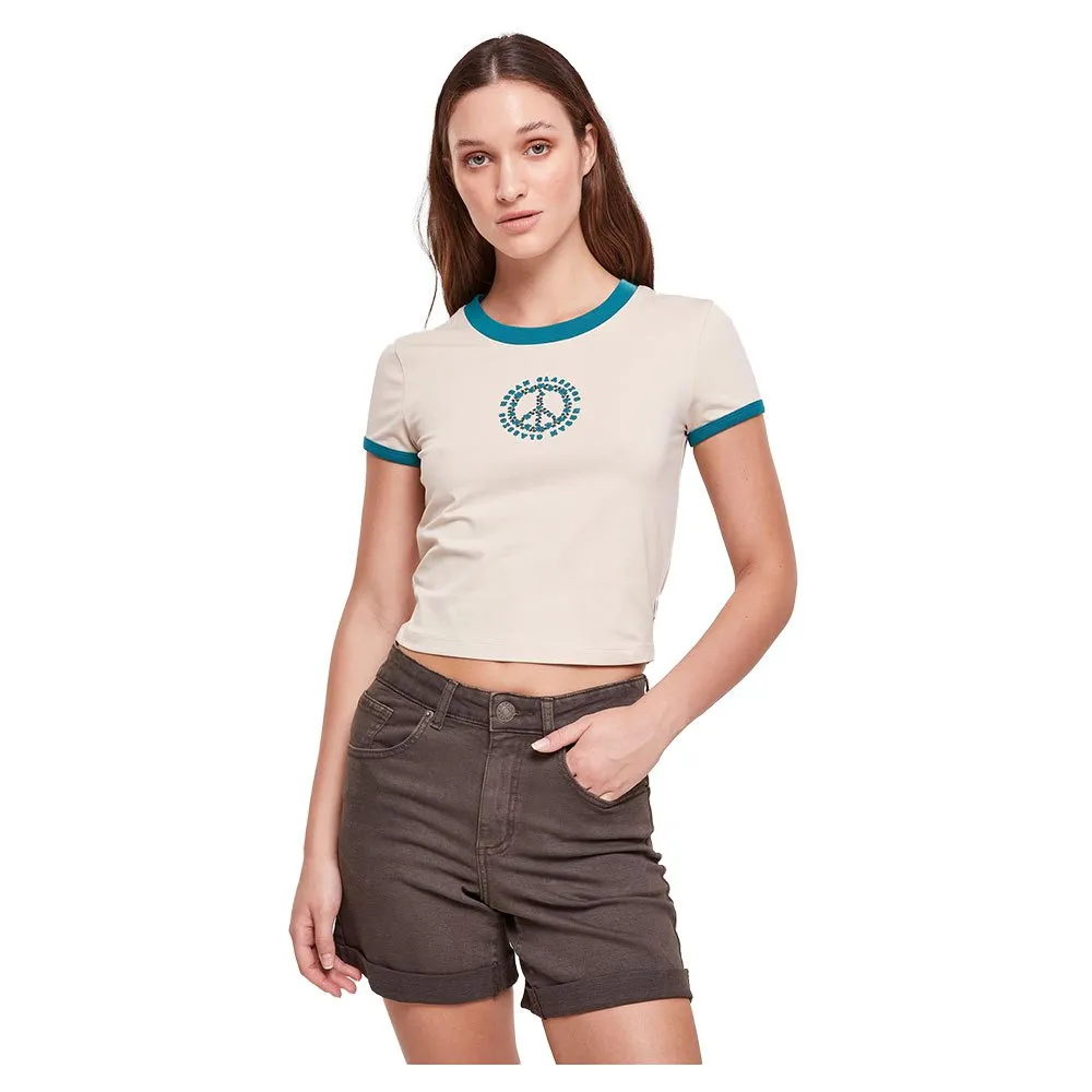 Футболка Urban Classics Stretch, бежевый 
Футболка Urban Classics Stretch, бежевый