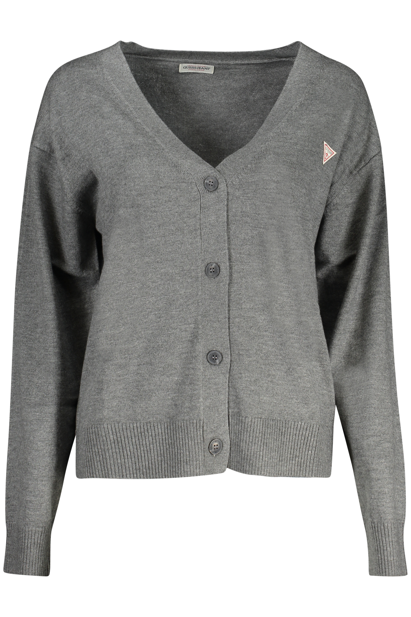 Женский кардиган Guess Jeans на пуговицах с логотипом бренда, серый
Женский кардиган Guess Jeans на пуговицах с логотипом бренда, серый
