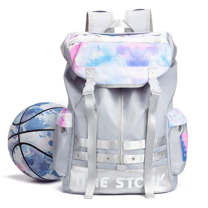 LOVERPUSS Большой унисекс рюкзак из полиэстера переливающегося серого цвета, Holographic Gray
LOVERPUSS Большой унисекс рюкзак из полиэстера переливающегося серого цвета, Holographic Gray