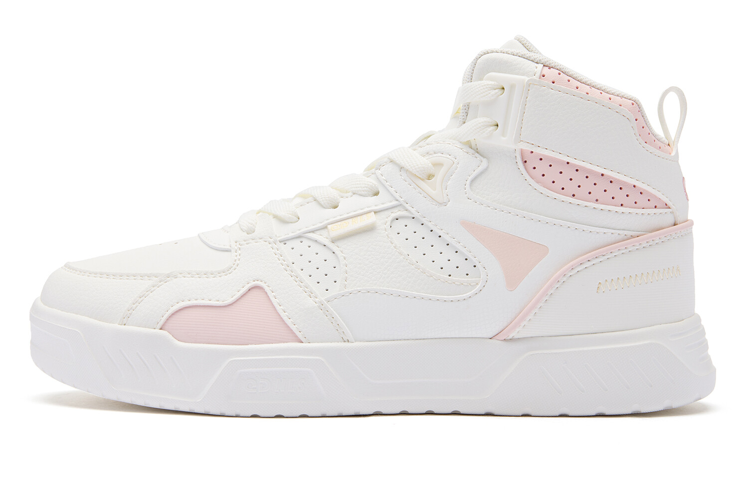 Кеды, скейтборд обувь женская высокая слоновая кость фатин пудра Qiaodan
Кеды, скейтборд обувь женская высокая слоновая кость фатин пудра Qiaodan