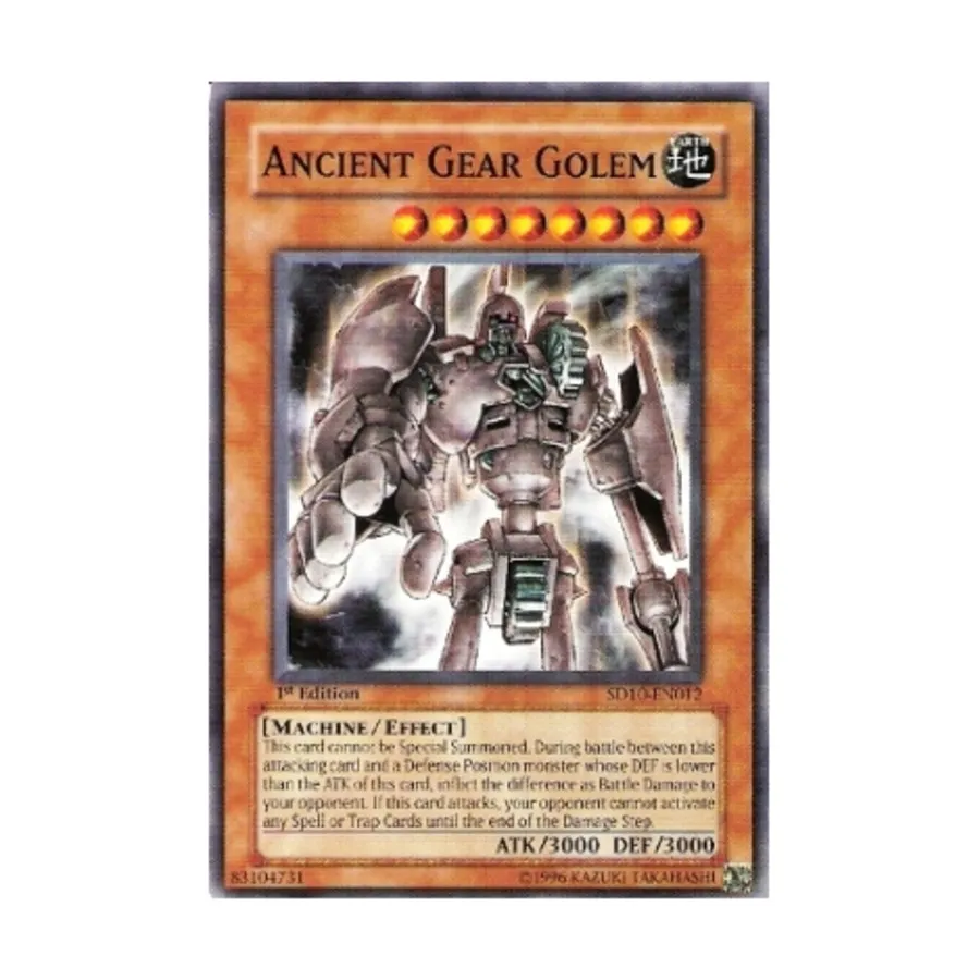 CCG Голем Древнего Механизма (Обычный), Yu-Gi-Oh - Structure Deck - Machine Revolt - Singles
CCG Голем Древнего Механизма (Обычный), Yu-Gi-Oh - Structure Deck - Machine Revolt - Singles