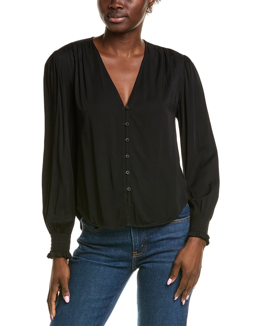 Рубашка на пуговицах с присборенными манжетами Bella Dahl, черный
Рубашка на пуговицах с присборенными манжетами Bella Dahl, черный