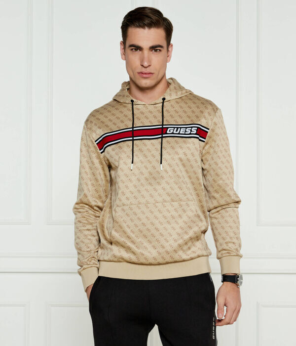 Толстовка Guess Active New Korbin Regular Fit, бежевый 
Толстовка Guess Active New Korbin Regular Fit, бежевый