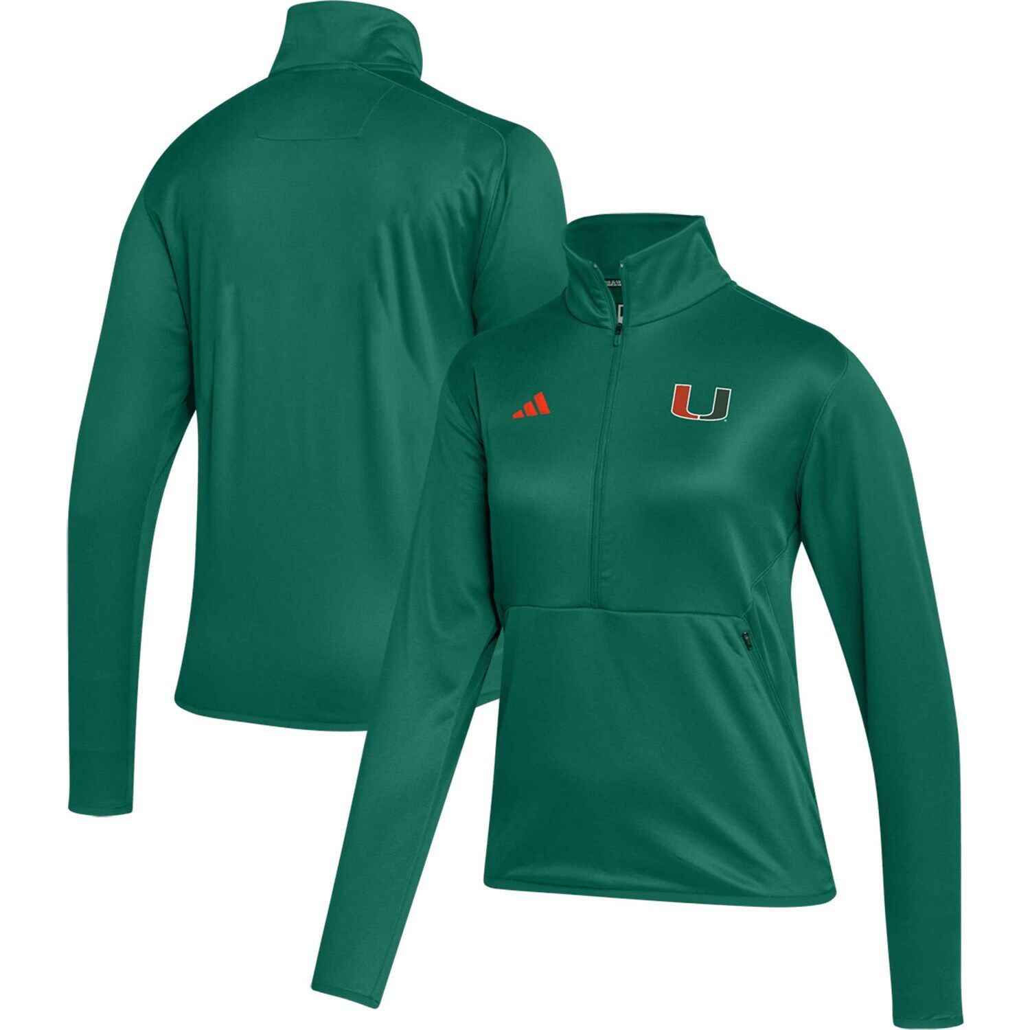 Женская футболка adidas Green Miami Hurricanes 2023 Sideline AEROREADY с коротким рукавом-молнией реглан adidas
Женская футболка adidas Green Miami Hurricanes 2023 Sideline AEROREADY с коротким рукавом-молнией реглан adidas