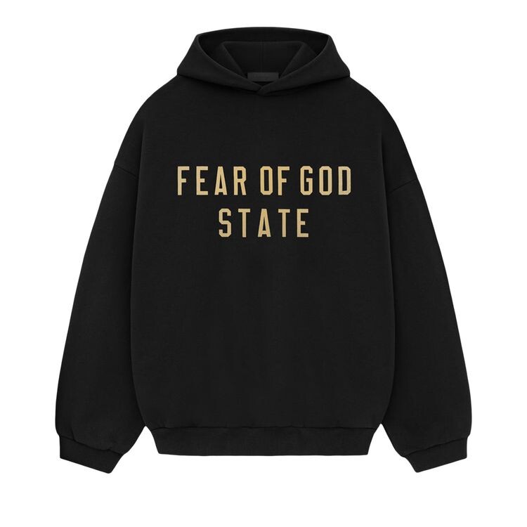 Худи Fear of God Essentials Fleece Hoodie Black, черный 
Худи Fear of God Essentials Fleece Hoodie Black, черный