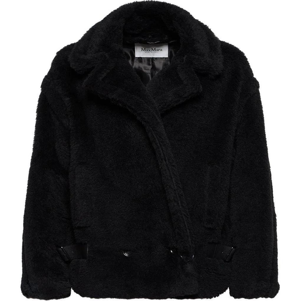 MaxMara Застёгивающаяся на пряжку удлинённая куртка с длинными рукавами, Black
MaxMara Застёгивающаяся на пряжку удлинённая куртка с длинными рукавами, Black