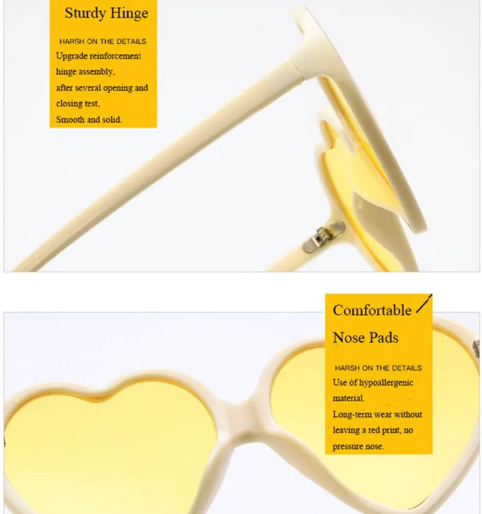 Солнцезащитные очки Love Heart для женщин, модные, милые, сексуальные, в стиле ретро, винтаж, красные, фиолетовые, с линзами UV400 DSXLY, Creamy-white Grey
Солнцезащитные очки Love Heart для женщин, модные, милые, сексуальные, в стиле ретро, винтаж, красные, фиолетовые, с линзами UV400 DSXLY, Creamy-white Grey