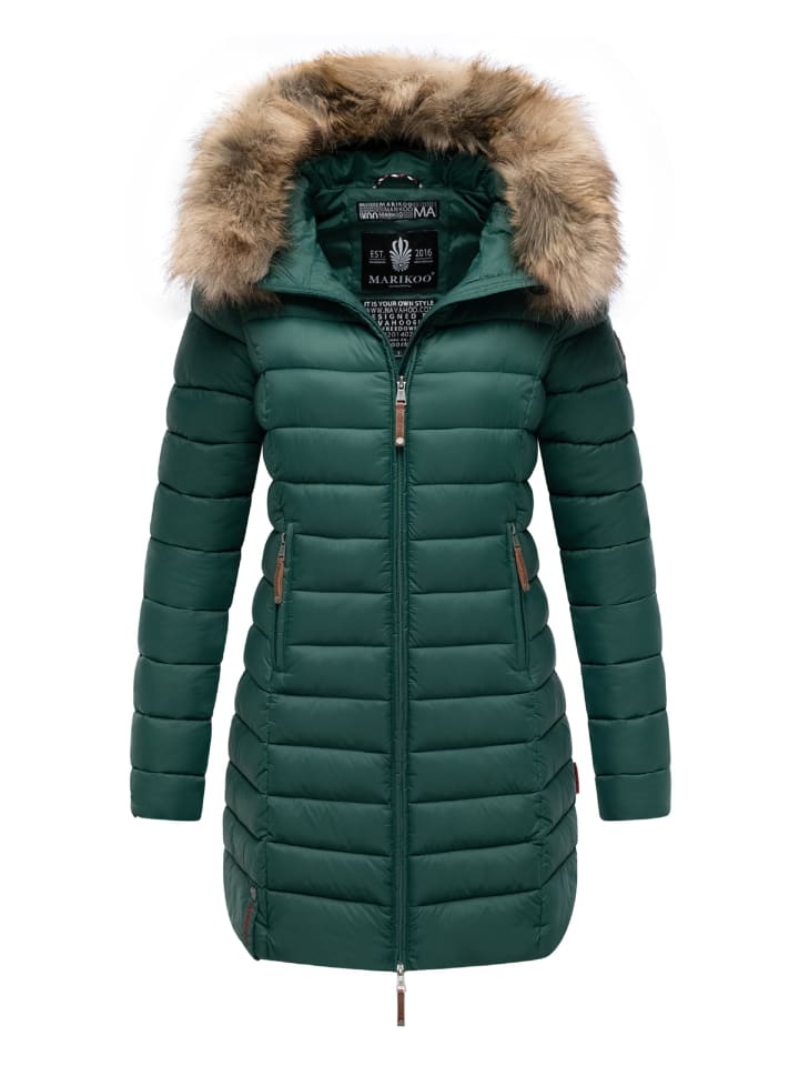 Стеганое пальто Rose в вечнозеленом цвете Marikoo
Стеганое пальто Rose в вечнозеленом цвете Marikoo