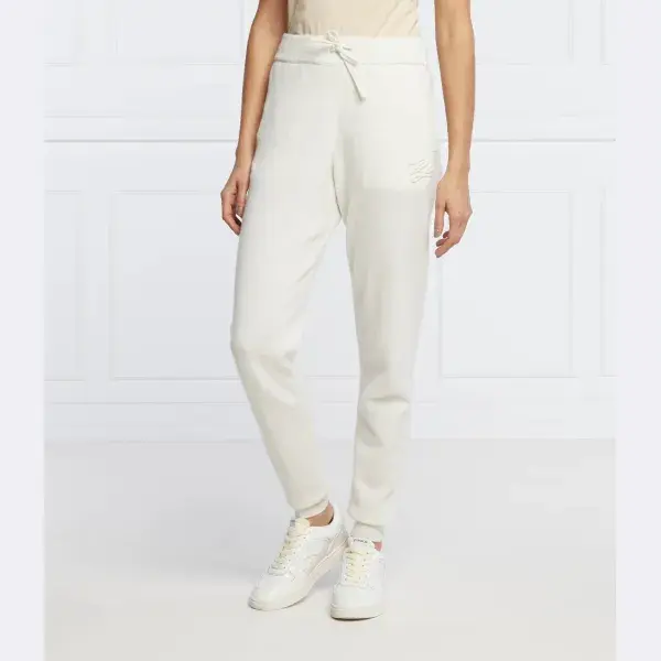 Шерстяные спортивные брюки узкого кроя Karl Lagerfeld, белый
Шерстяные спортивные брюки узкого кроя Karl Lagerfeld, белый