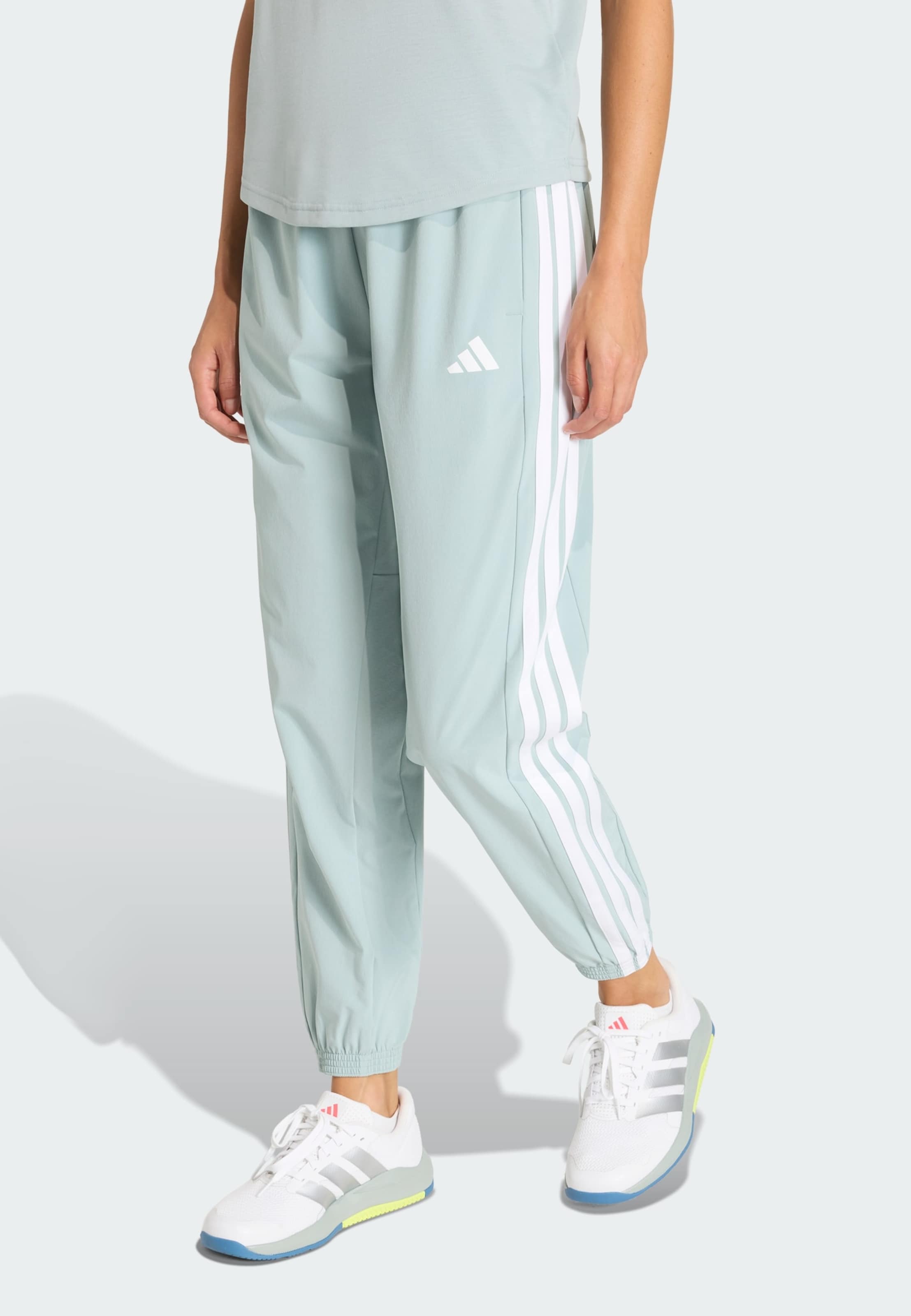 Adidas Performance Узкие спортивные штаны 'Essentials' в цвете Mint
Adidas Performance Узкие спортивные штаны 'Essentials' в цвете Mint