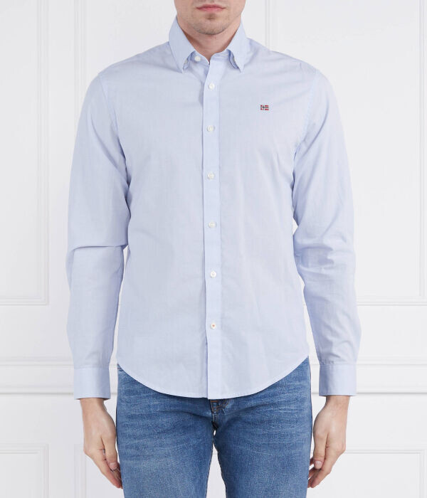 Рубашка мужская Napapijri G-graie классическая с флагом, голубой
Рубашка мужская Napapijri G-graie классическая с флагом, голубой