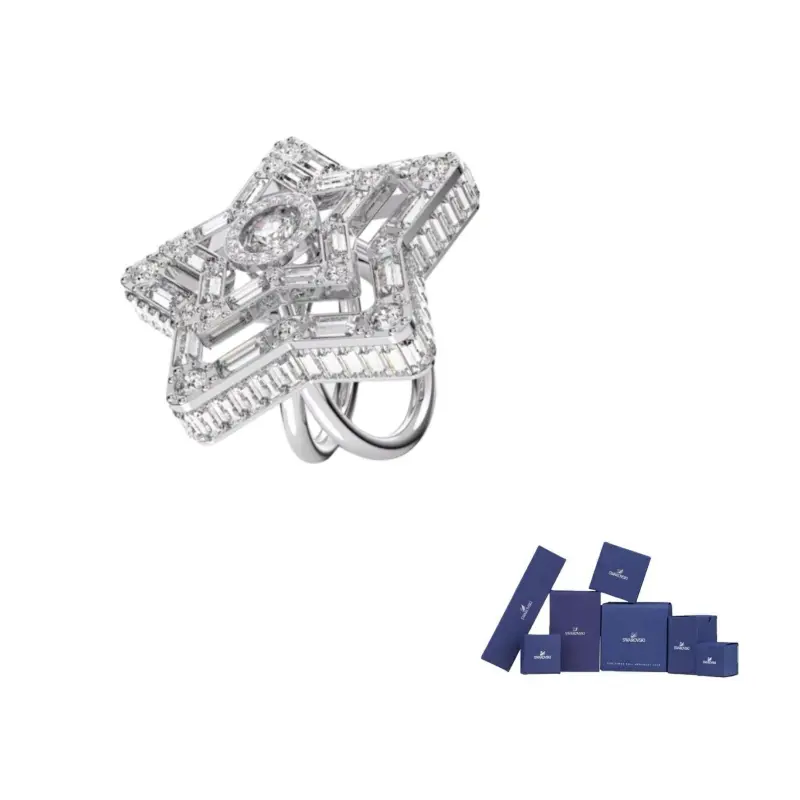 Swarovski Кристальные кольца унисекс белые
Swarovski Кристальные кольца унисекс белые