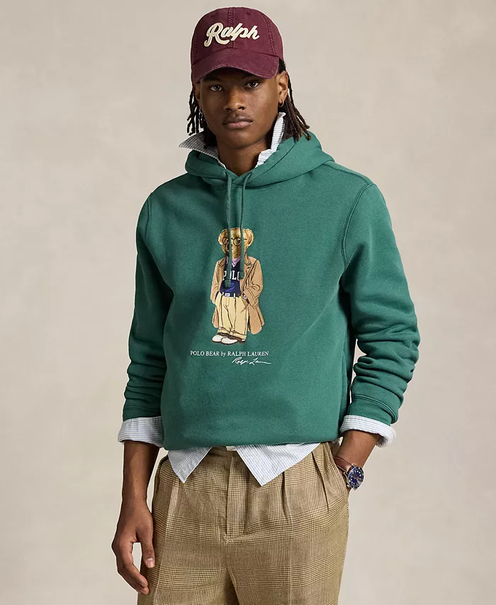 Мужская толстовка с капюшоном Polo Bear из флиса Polo Ralph Lauren, зеленый
Мужская толстовка с капюшоном Polo Bear из флиса Polo Ralph Lauren, зеленый