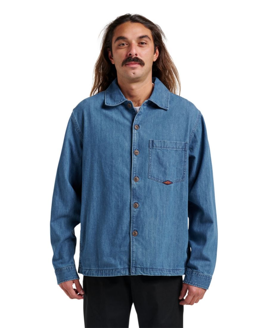 Мужская джинсовая рубашка Quiksilver, Light indigo
Мужская джинсовая рубашка Quiksilver, Light indigo