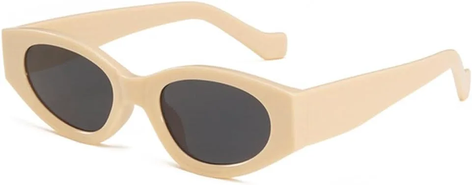 LVTFCO Винтажные маленькие солнцезащитные очки «кошачий глаз» для женщин и мужчин, модные, в стиле панк, овальные, с защитой от УФ-излучения UV400, Beige-black
LVTFCO Винтажные маленькие солнцезащитные очки «кошачий глаз» для женщин и мужчин, модные, в стиле панк, овальные, с защитой от УФ-излучения UV400, Beige-black