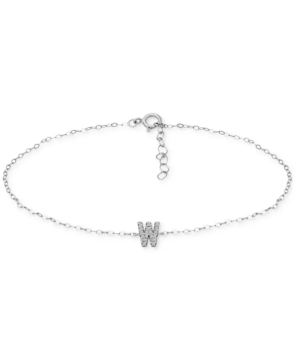 Браслет на лодыжку с инициалами из стерлингового серебра, украшенный кубическим цирконием, созданный для Macy's. Giani Bernini, h
Браслет на лодыжку с инициалами из стерлингового серебра, украшенный кубическим цирконием, созданный для Macy's. Giani Bernini, h