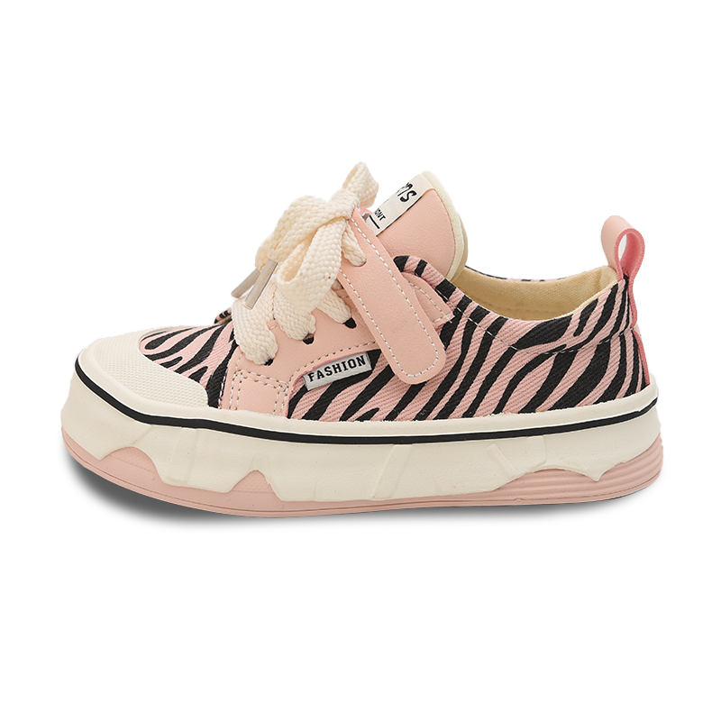 Детские противоскользящие амортизирующие износостойкие кеды на низком ходу Budding, розовый 
Детские противоскользящие амортизирующие износостойкие кеды на низком ходу Budding, розовый