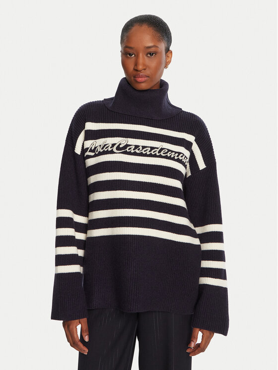 Водолазка loose fit LF2511026 Lola Casademunt, синий
Водолазка loose fit LF2511026 Lola Casademunt, синий