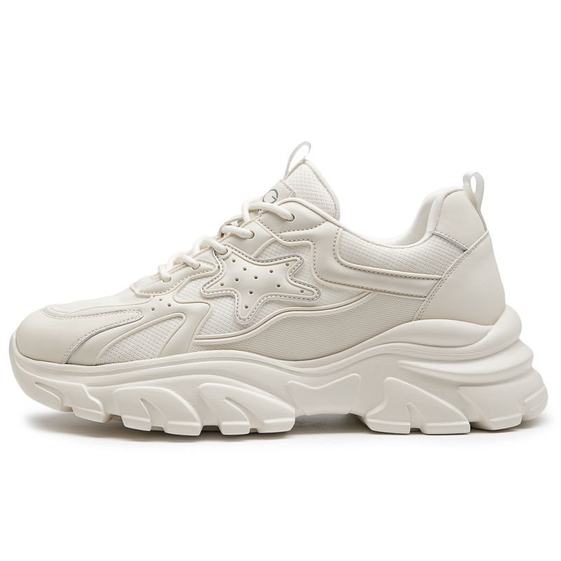 Мужские кроссовки GOG Low Top Chunky на скрытой платформе 7,5 см, белые
Мужские кроссовки GOG Low Top Chunky на скрытой платформе 7,5 см, белые