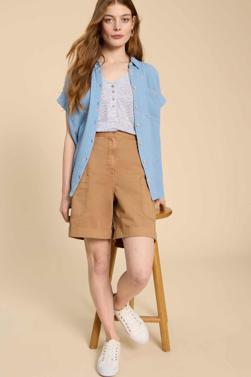 Шорты карго Carlie White Stuff, бежевый
Шорты карго Carlie White Stuff, бежевый