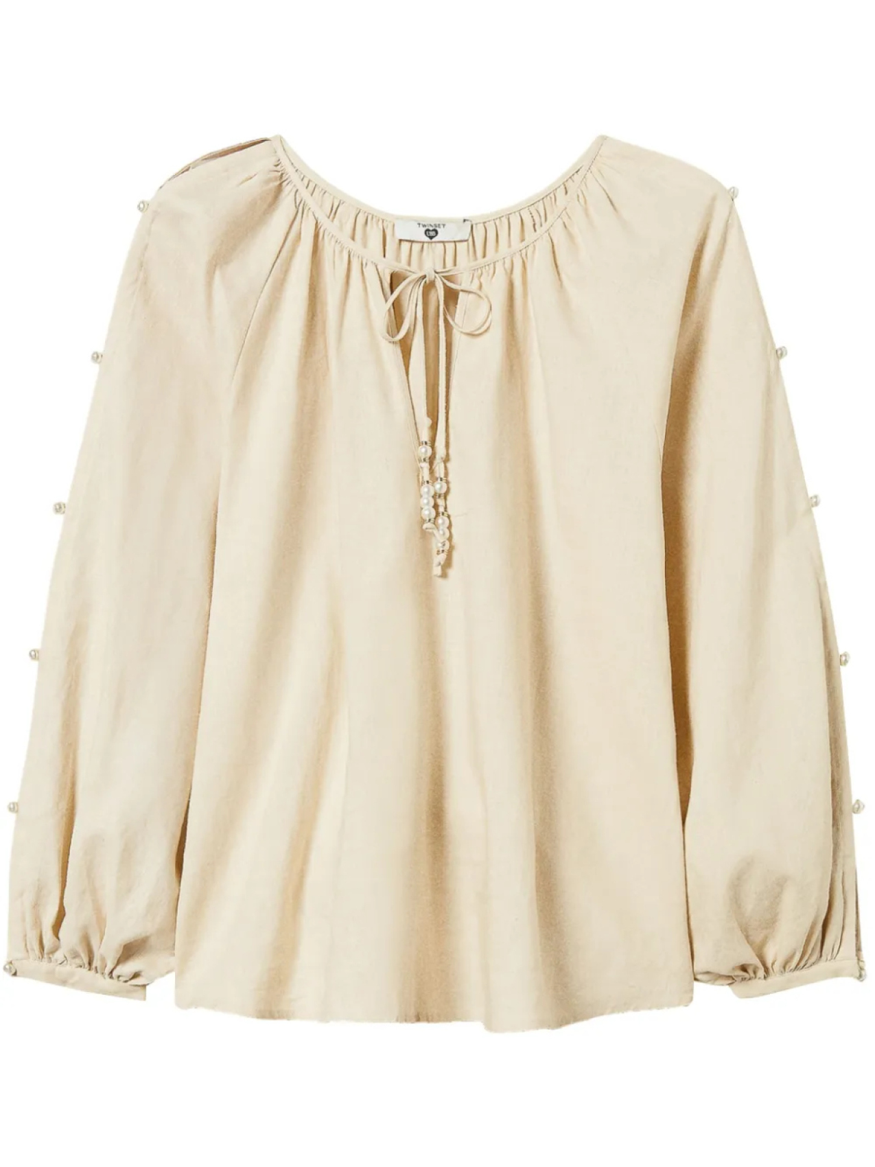 Блузка с длинными рукавами TWINSET, нейтральный
Блузка с длинными рукавами TWINSET, нейтральный