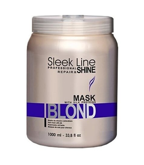 Шелковая маска 1000 мл STAPIZ Sleek Line Blonde
Шелковая маска 1000 мл STAPIZ Sleek Line Blonde