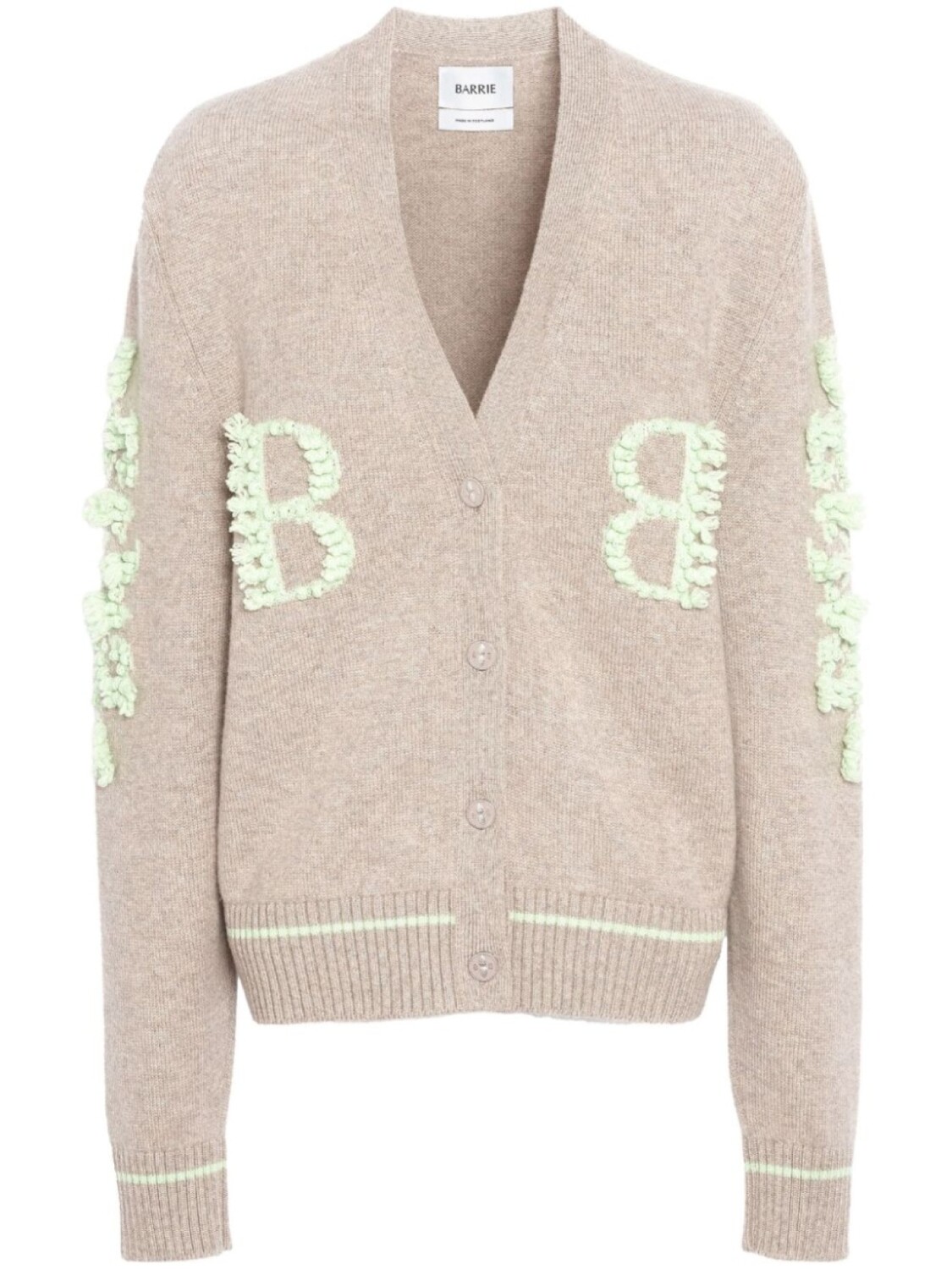 Barrie кашемировый кардиган с логотипом, нейтральный цвет
Barrie кашемировый кардиган с логотипом, нейтральный цвет