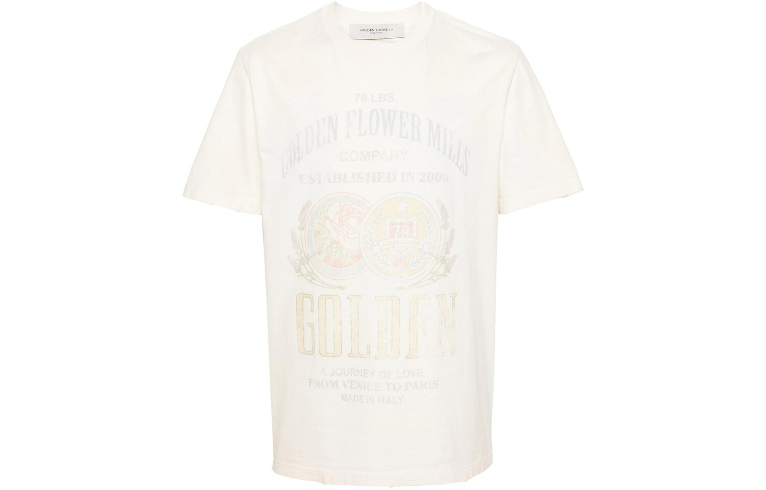 Футболка из хлопка с графическим принтом Golden Goose, белый
Футболка из хлопка с графическим принтом Golden Goose, белый
