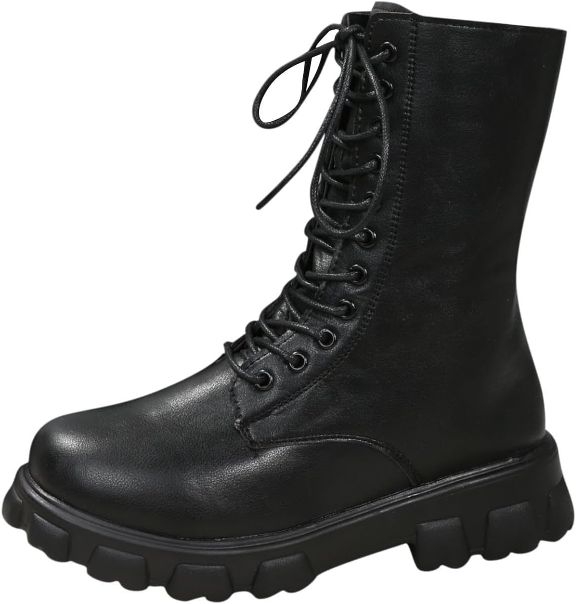 Женские ботинки на щиколотку с массивной платформой, средние по голени, боевые ботинки, водонепроницаемые, ветроустойчивые, слипоны на шнуровке, с эластичной массивной подошвой и боковой молнией, модная обувь осеннего сезона Canbebig, черный
Женские ботинки на щиколотку с массивной платформой, средние по голени, боевые ботинки, водонепроницаемые, ветроустойчивые, слипоны на шнуровке, с эластичной массивной подошвой и боковой молнией, модная обувь осеннего сезона Canbebig, черный