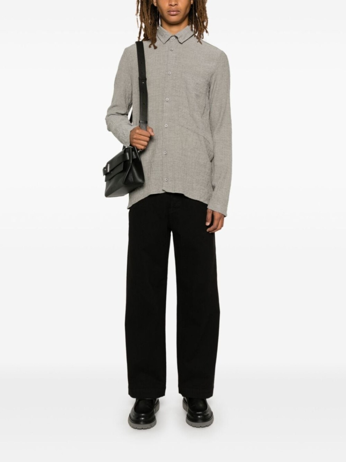 Транзитная мятая рубашка Transit, серый
Транзитная мятая рубашка Transit, серый