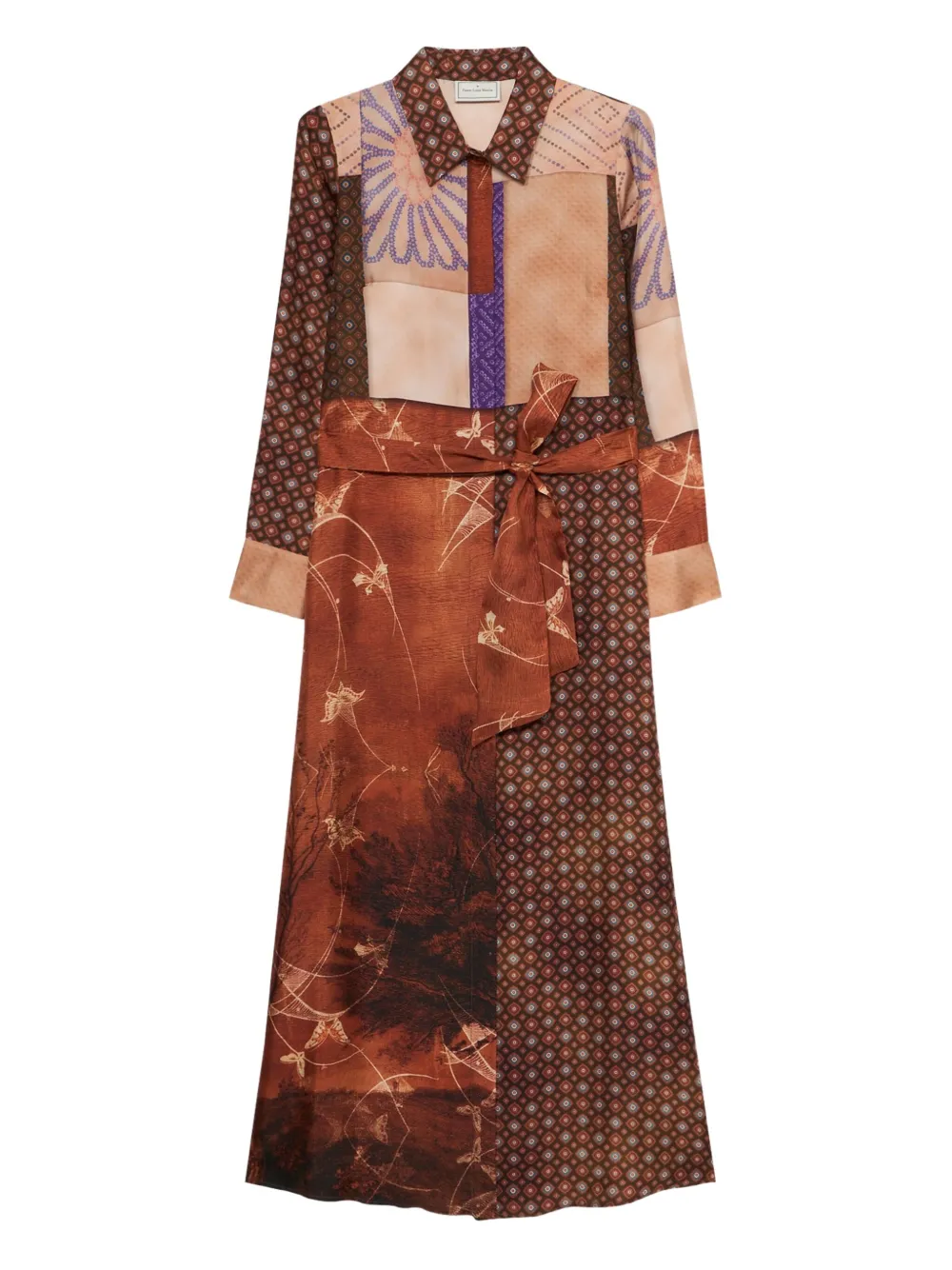 Платье Aloe в технике пэчворк Pierre-Louis Mascia, коричневый
Платье Aloe в технике пэчворк Pierre-Louis Mascia, коричневый