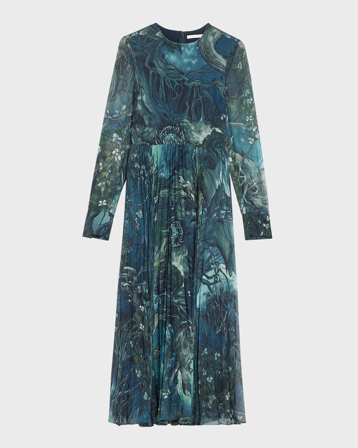 Платье миди из плиссированного шифона с длинными рукавами Jason Wu Collection, цвет lapis multi
Платье миди из плиссированного шифона с длинными рукавами Jason Wu Collection, цвет lapis multi