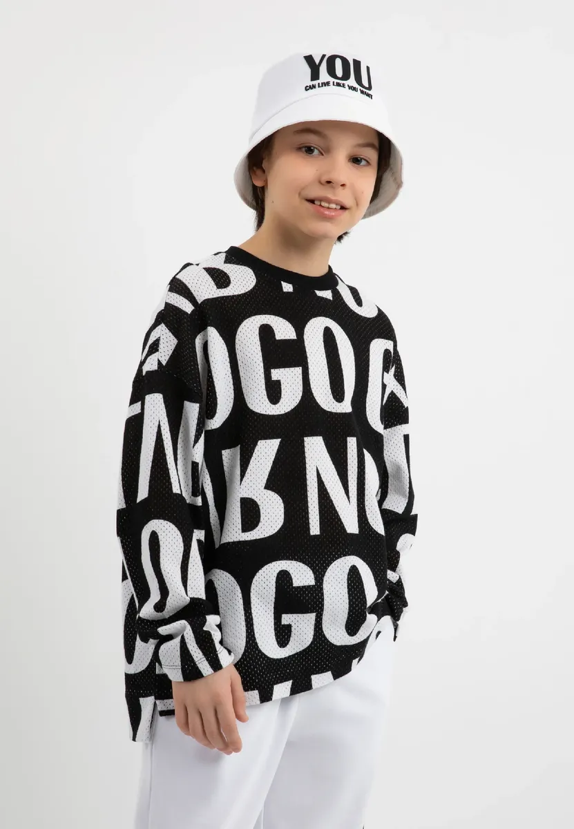 Рубашка Gulliver с длинными рукавами и принтом по всей поверхности, черно-белый
Рубашка Gulliver с длинными рукавами и принтом по всей поверхности, черно-белый