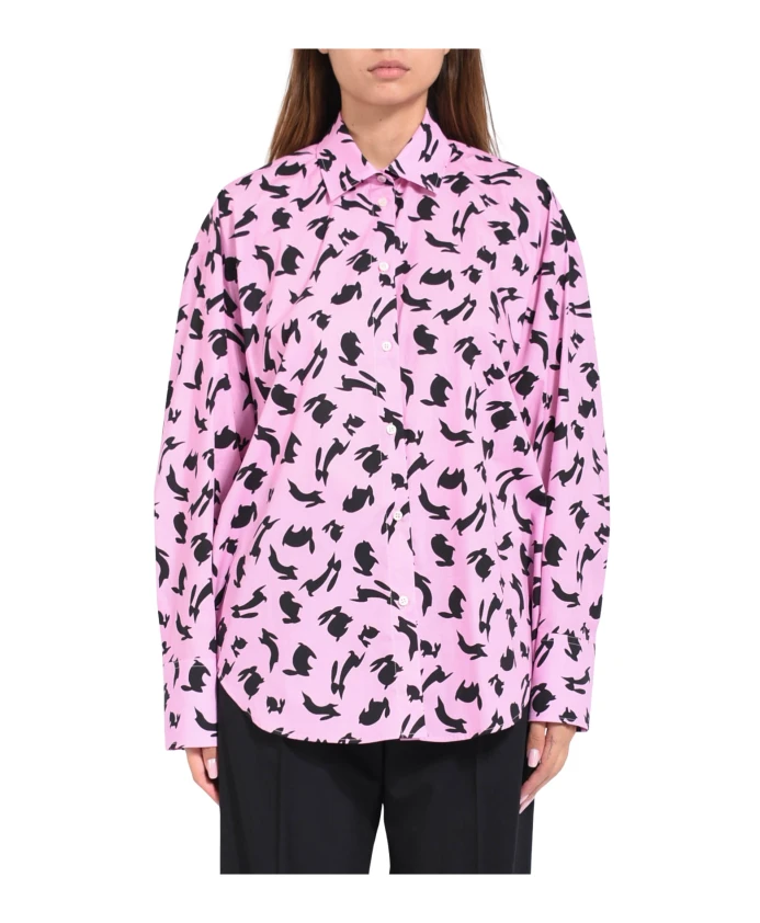 Классическая рубашка с воротником из хлопка с принтом Msgm, мультиколор
Классическая рубашка с воротником из хлопка с принтом Msgm, мультиколор