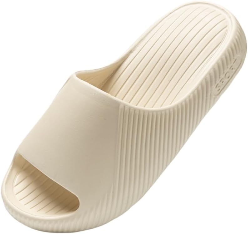 Мужские шлепанцы HoaloX с толстой подошвой из ЭВА - и домашние тапочки с фиксацией, амортизирующей средней подошвой и рифленой подошвой для комфорта на весь день, бежевый
Мужские шлепанцы HoaloX с толстой подошвой из ЭВА - и домашние тапочки с фиксацией, амортизирующей средней подошвой и рифленой подошвой для комфорта на весь день, бежевый