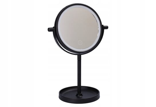 Косметическое зеркало для макияжа со светодиодной подсветкой, Inna marka, черный
Косметическое зеркало для макияжа со светодиодной подсветкой, Inna marka, черный