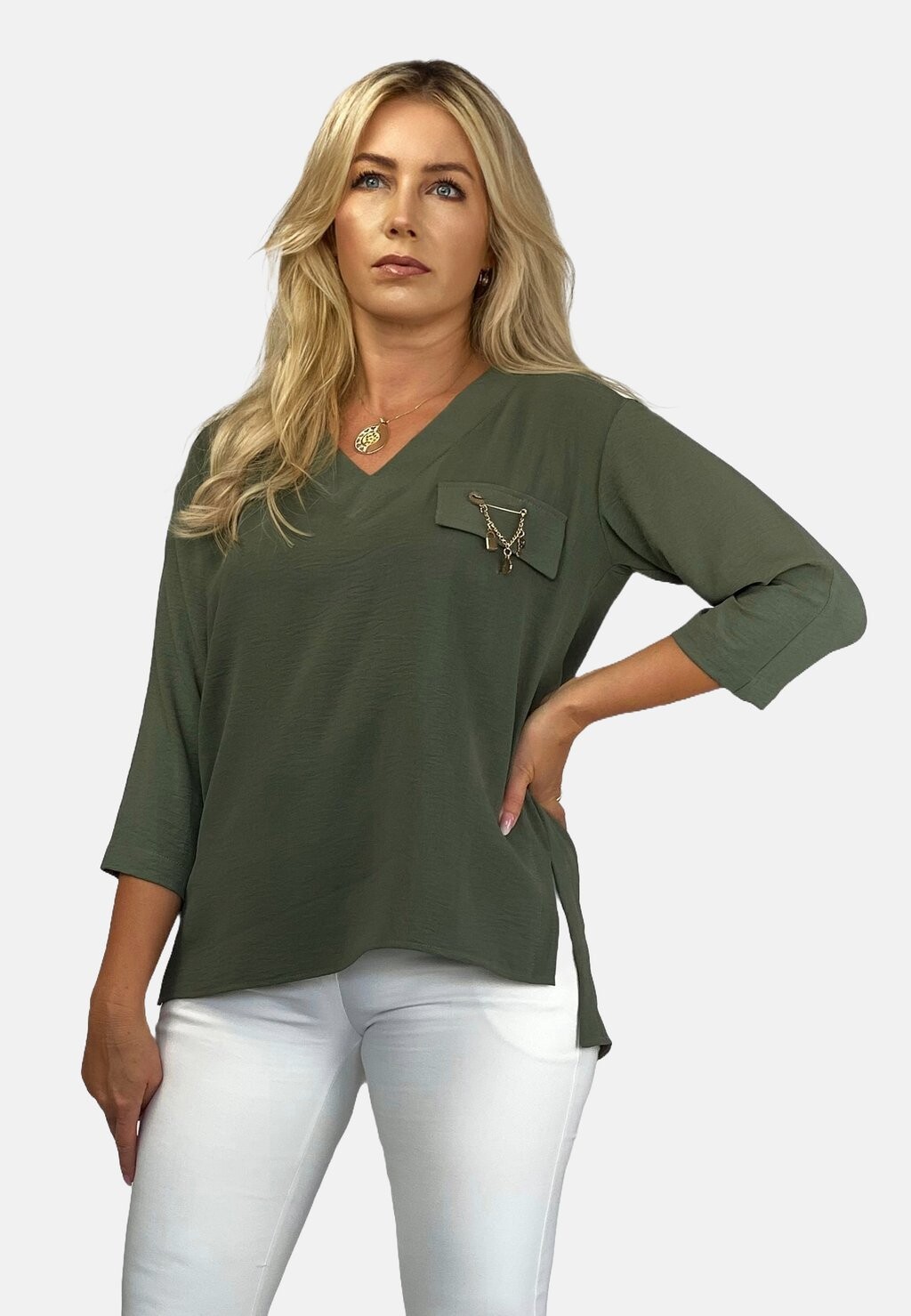 Туника SAFETY PIN REGINA FASHION, хаки
Туника SAFETY PIN REGINA FASHION, хаки