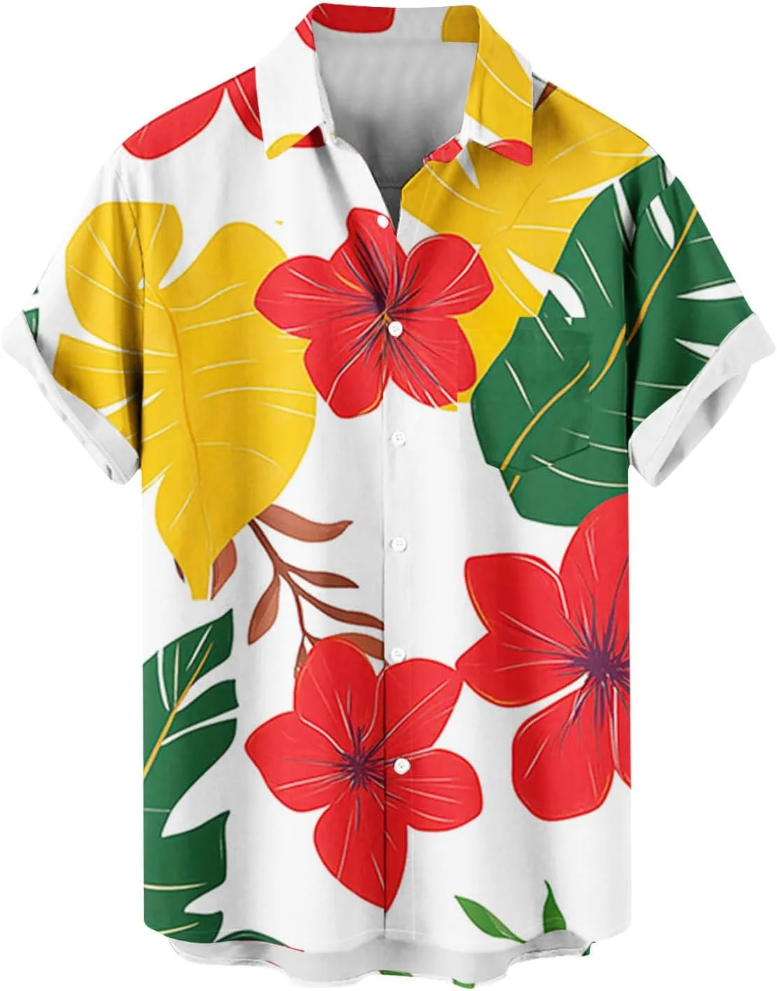 Гавайская рубашка для мужчин с коротким рукавом, летняя, принтованная
Гавайская рубашка для мужчин с коротким рукавом, летняя, принтованная