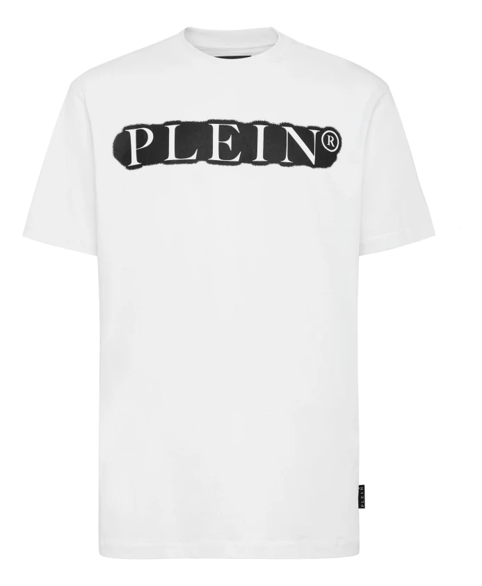 Футболка с круглым вырезом, принт с эффектом распыления. Philipp Plein, белый
Футболка с круглым вырезом, принт с эффектом распыления. Philipp Plein, белый