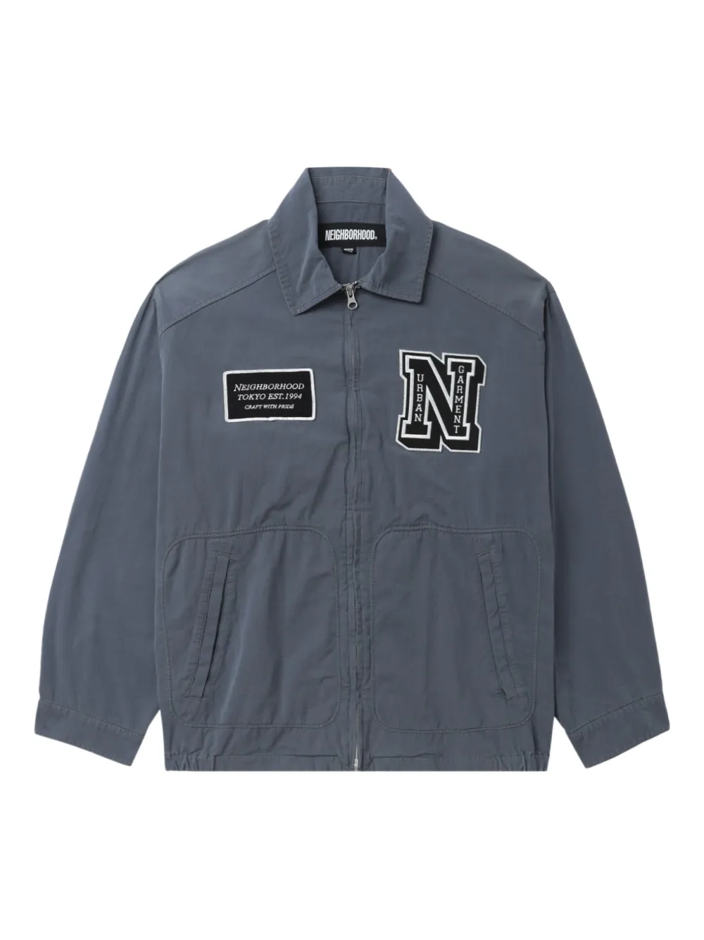 Куртка на молнии с накладными карманами Neighborhood, серый
Куртка на молнии с накладными карманами Neighborhood, серый