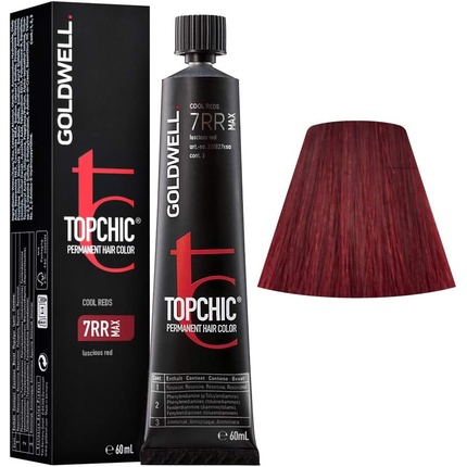 Профессиональная краска для волос Topchic 7RR Max Luscious Red 60 мл Goldwell
Профессиональная краска для волос Topchic 7RR Max Luscious Red 60 мл Goldwell