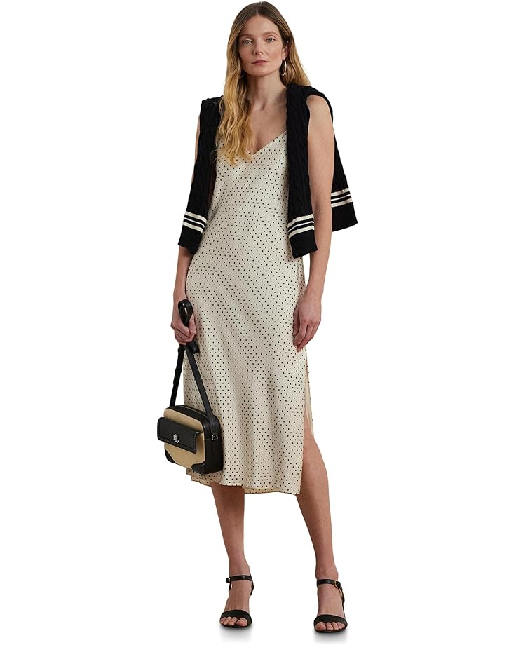 Платье Lauren Ralph Lauren Polka-dot Satin Charmeuse Slip Dress, цвет Cream/Black
Платье Lauren Ralph Lauren Polka-dot Satin Charmeuse Slip Dress, цвет Cream/Black