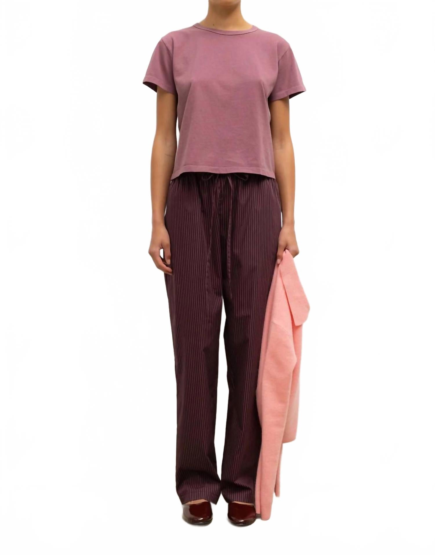 Классические брюки Yoshi Stripe Tie в цвете бордо Leset, бордовый
Классические брюки Yoshi Stripe Tie в цвете бордо Leset, бордовый