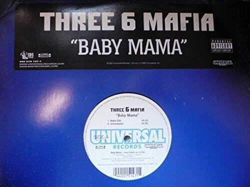 Сингл 12" Three 6 Mafia: Baby Mama
Сингл 12" Three 6 Mafia: Baby Mama